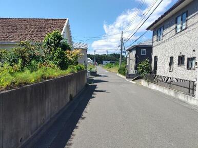 前面道路の様子（北側から撮影）