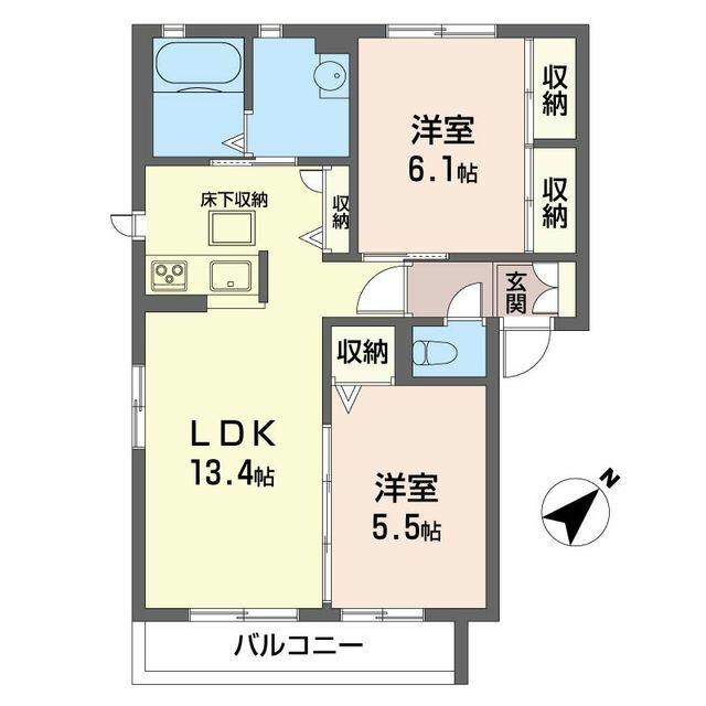 ラ・ルミナス　ＩＩ ００１０１ 2LDKの画像