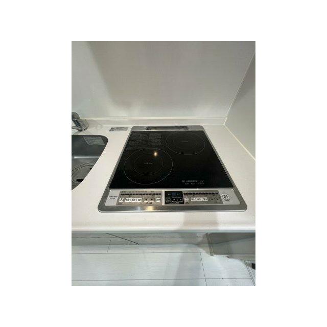 ＩＨコンロは２口です（※写真は同間取り1階のお部屋）