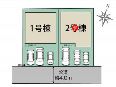 川口市東内野2棟 区画図