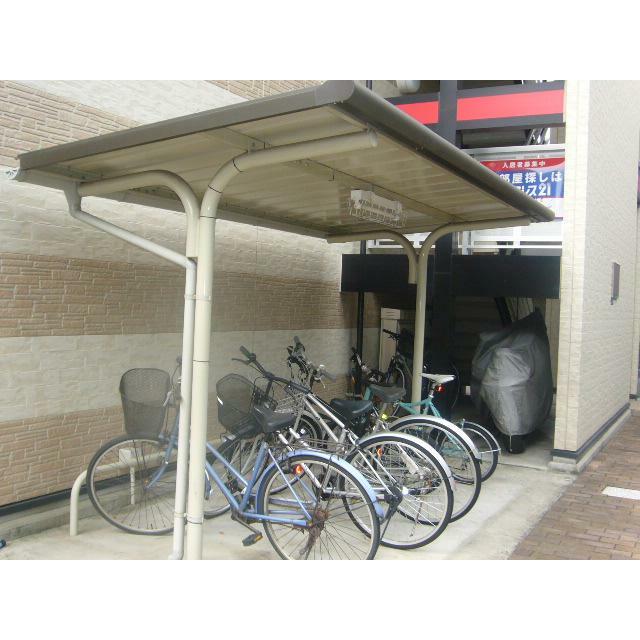 駐輪場　原付＆自転車のみ駐輪可能