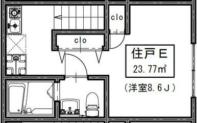 １階玄関で２階に居室があります★