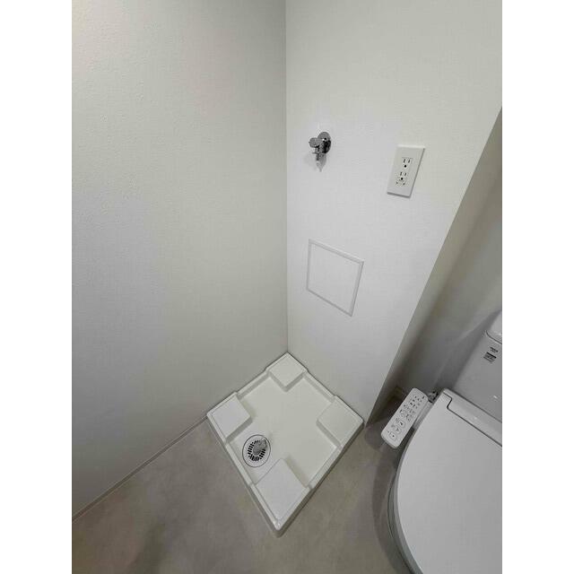 洗濯機置場には防水パンを設置！水漏れも安心です◎