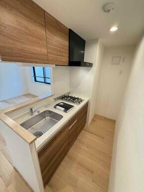 便利な2口ガスコンロ設置済！