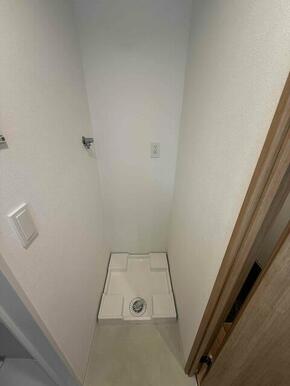 洗濯機置場には防水パンを設置！水漏れも安心です◎