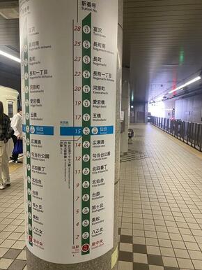 仙台駅へ乗換なしの地下鉄始発駅です。