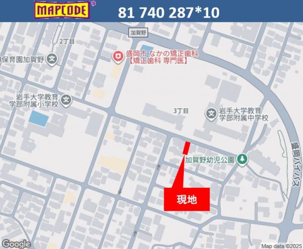 盛岡市 加賀野3丁目 住宅用地 盛岡市の売地の物件情報｜売土地｜東北