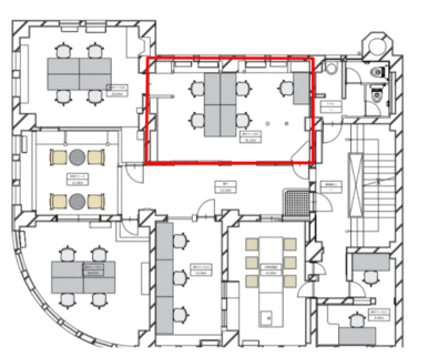 ４０５号室は定員６名のお部屋です