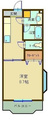 最上階の東南角部屋！