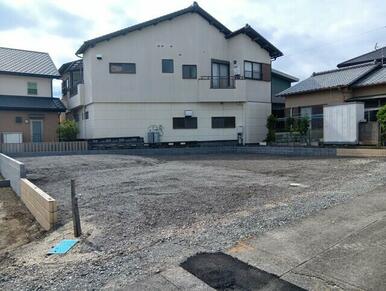 A号棟　建築前更地