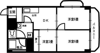 角部屋！日当たりの良い間取り！