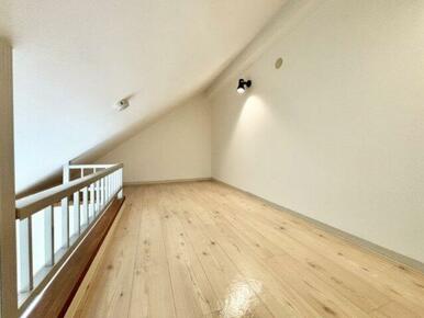 とっても広いロフト部分