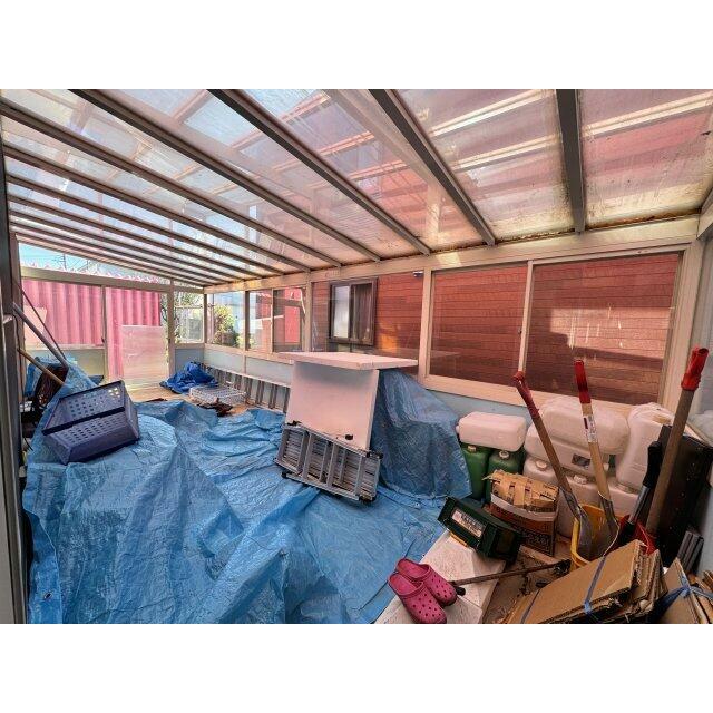 現在は荷物置き場として活用中。