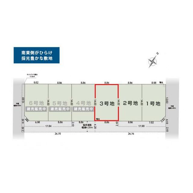 3号地　配置図