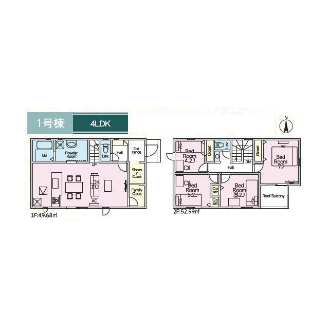 １号棟　間取り図
