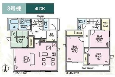 ３号棟　間取り図