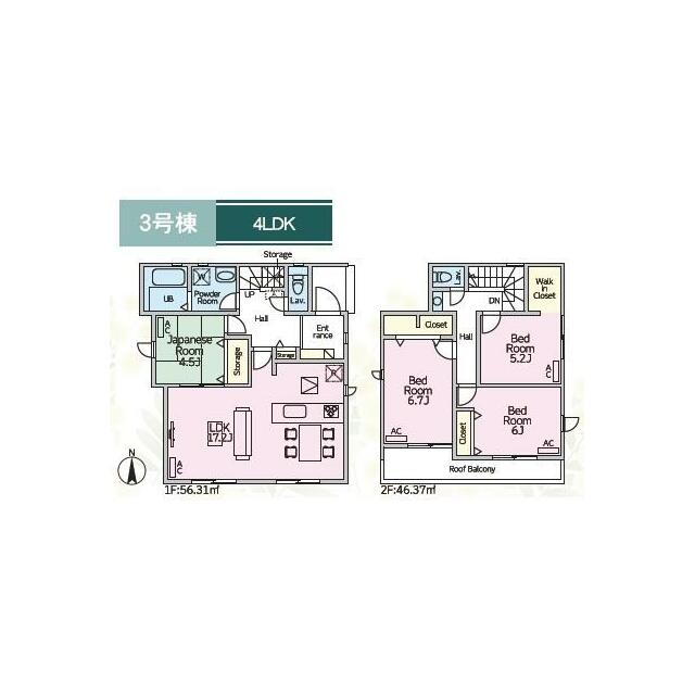 ３号棟　間取り図