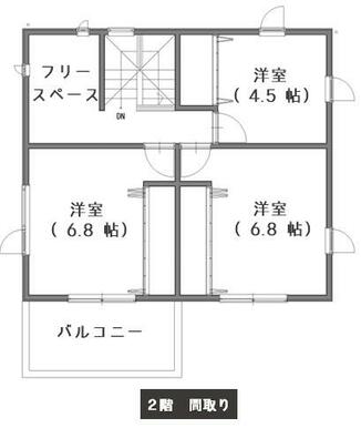 間取りプラン２Ｆ