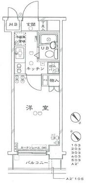 105号室　左右反転タイプ