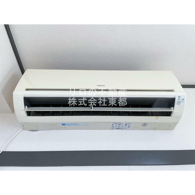 エアコン設置済みなので面倒な取り付け作業いりません♪