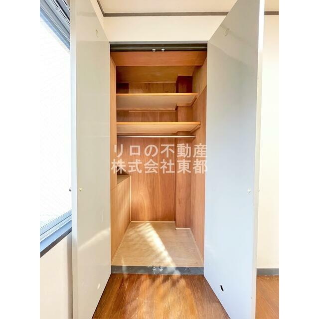 棚付なので収納道具なしでも◎