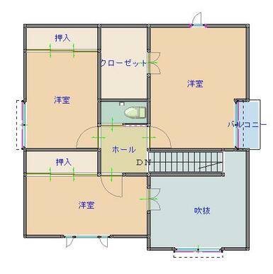 ２階間取り