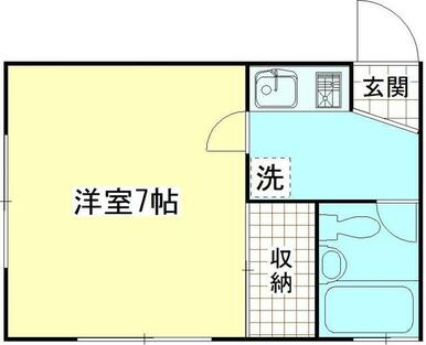 ＹＳハイム１０２　１Ｋ　横須賀市追浜町１丁目