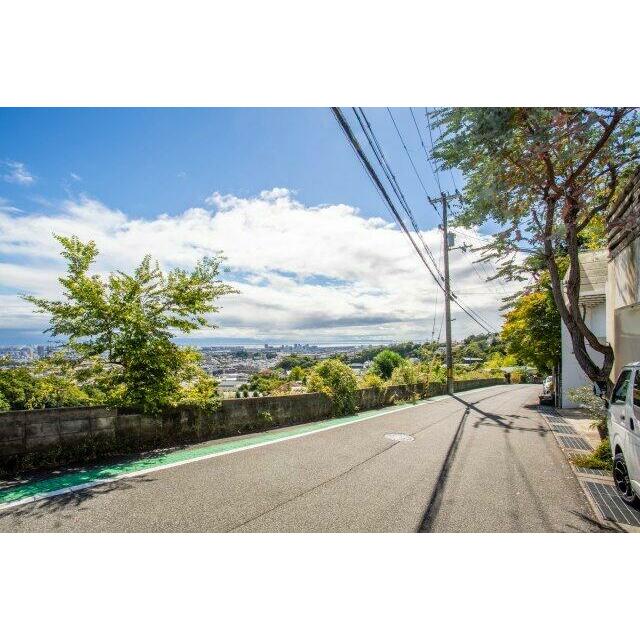 北西側道路写真