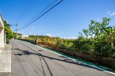 北西側道路写真