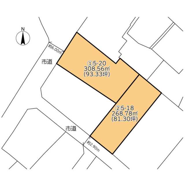 物件画像 北九州市若松区 深町１丁目 (若松駅) 住宅用地