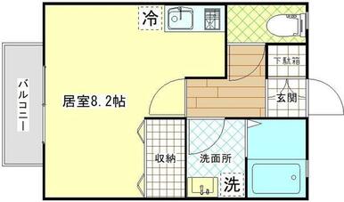 ロゼオルテンシア１０３　１Ｒ　横須賀市米が浜通２丁目