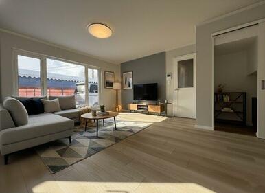 リビング横に物置新設しました。※家具はイメージです。