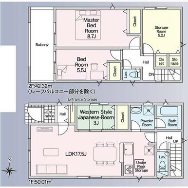 3号棟の間取り図です。
