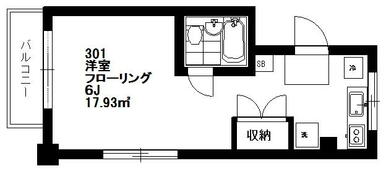 ３面採光で明るい室内です