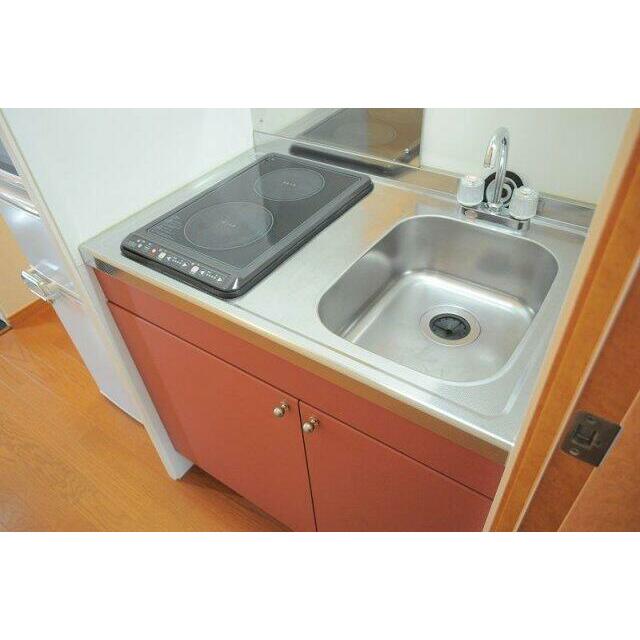ミニキッチンなので掃除も簡単です！