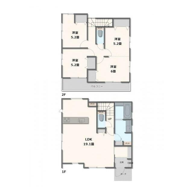 1号棟・3～4LDK+WIC
