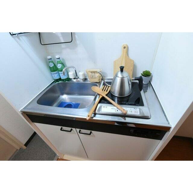 1口IHコンロ※家具・小物はイメージです