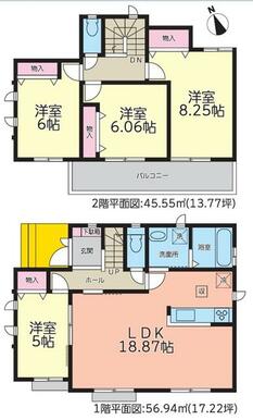 ★全室南向き！開放感あるリビングと洋室合わせて約２３帖！駐車場３台可！食洗機や電池錠も完備！★