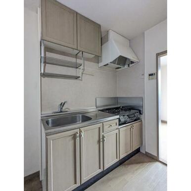 ２口ガスコンロ設置可・混合水栓