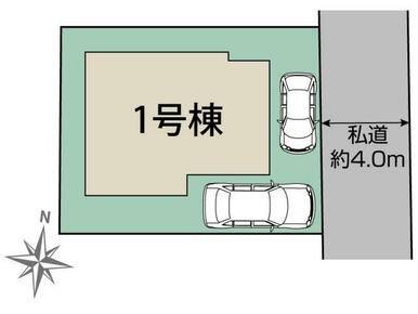 練馬区大泉学園町6丁目3期1棟 区画図