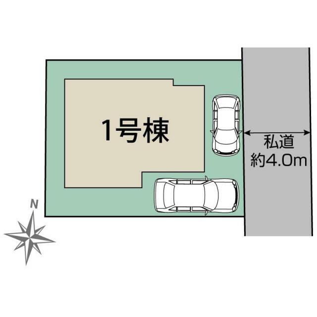 練馬区大泉学園町6丁目3期1棟 区画図