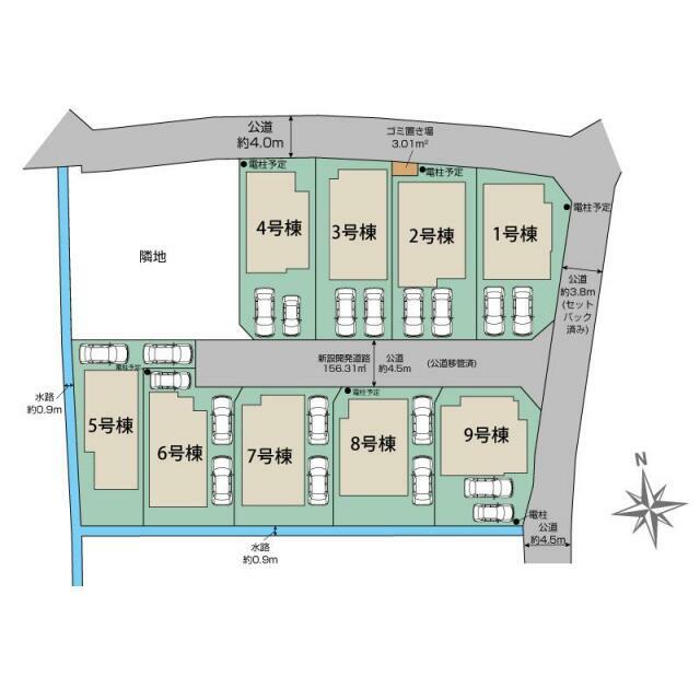 相模原市南区新戸9区画 区画図