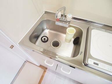 キッチンシンク部分。