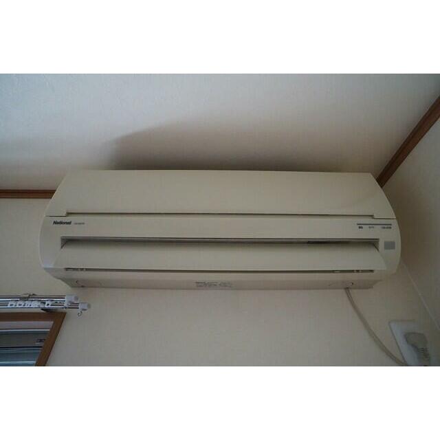 エアコン設置済みなので面倒な取り付け作業いりません♪