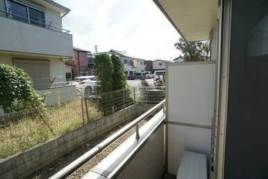 お部屋からの景色です♪圧迫感はありません！