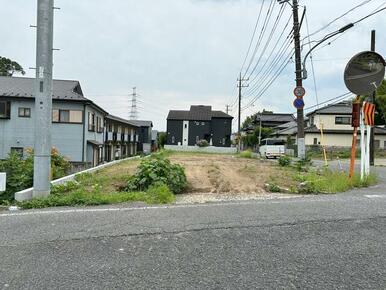 北側道路からの全景