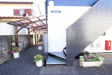 建物入り口！