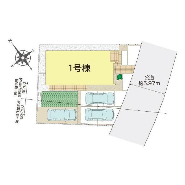 富士市厚原1棟 区画図