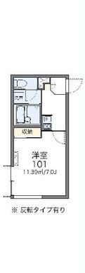 代表的な間取のため実際の間取とは異なる場合があります