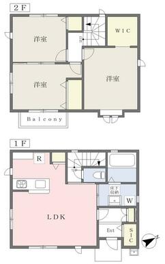 対面式キッチンの３ＬＤＫ戸建♪